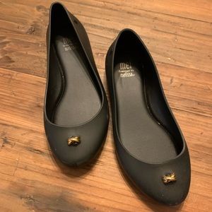Mel by Melissa girls slip on navy shoes. Size 13. Like new.